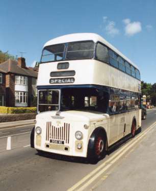 Sheffield Transport bus on hire for a function