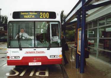 Yorkshire Traction bus at Swinton Transport Interchange