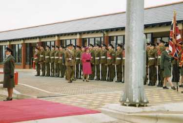 Unidentified royal visit by Queen Elizabeth II (in connection with South Yorkshire Passenger Transport Executive (SYPTE)