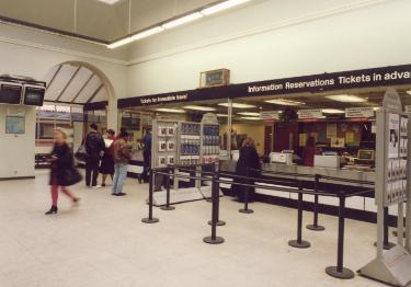 South Yorkshire Transport Executive (SYPTE). Ticket and information office, Sheffield Midland railway station 
