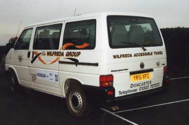 South Yorkshire Passenger Transport Executive (SYPTE). Wilfreda Beehive minibus (Thorne town service route)