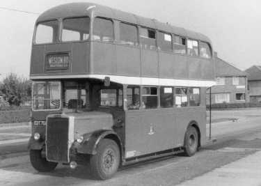 Doncaster Transport double decker bus on Weston Road and Clay Lane route