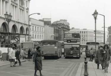 South Yorkshire Transport buses on High Street