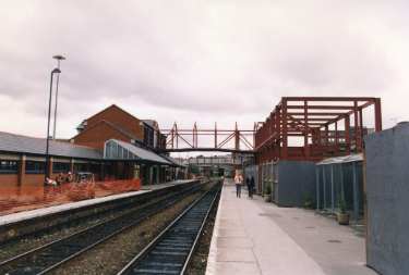 South Yorkshire Passenger Transport Executive (SYPTE). Construction work at Barnsley interchange and railway station