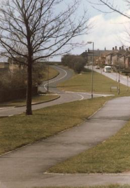 Birley Lane (top centre) and (top right) Newstead Drive