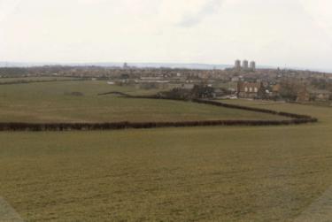 View from Birley Lane looking towards White Lane, Gleadless