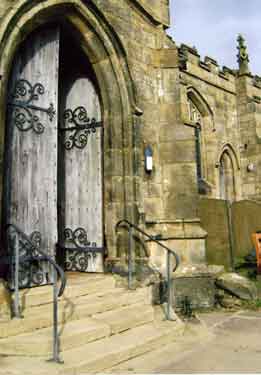 Entrance, St. Nicholas C. of E. Church, High Bradfield 