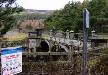 Bridge across to Dale Dyke Dam, Bradfield