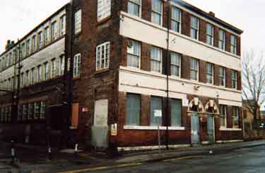 Former Taylor's Ceylon Works, Thomas Street. Formerly a horn-cutter's premises making handles for cutlery