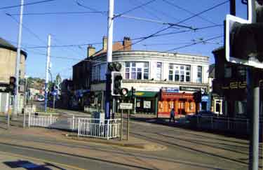 Hillsborough Corner showing No. 2 Subway, takeaway and Quicksilver Gaming Centre, Nos. 2a-4a Middlewood Road