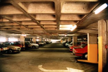 Probable interior to the NCP multi storey car park, Furnival Gate 