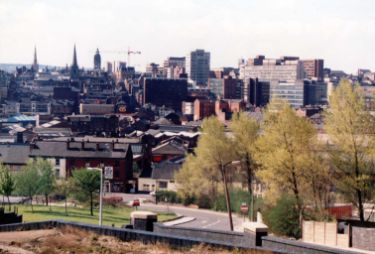 View of City Centre and Netherthorpe from Pitsmoor Road