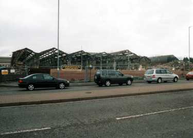 Demolition of Keeton, Sons and Co., manufacturers of sheet metal working machinery, Greenland Road