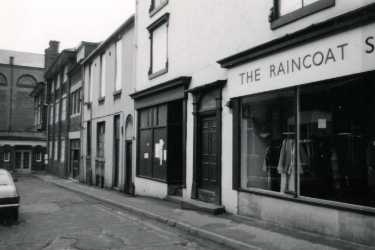 Orchard Street showing (right) No. 21 The Raincoat Shop