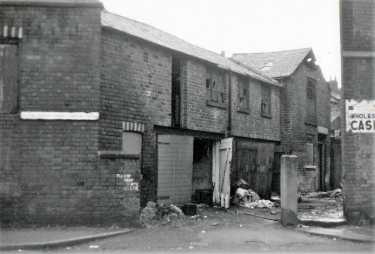 Derelict workshops, Hill Street