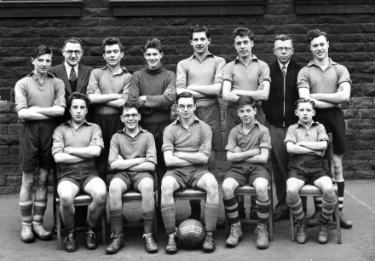 Football team, Whitby Road Secondary School, season 1952 - 53
