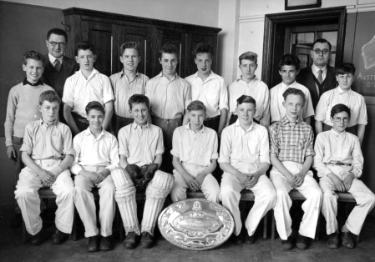 Cricket team, Whitby Road Secondary School, season 1956 - 1957