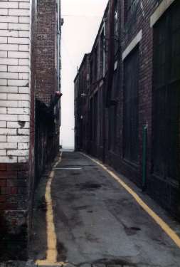 Bethel Walk, alleyway between Cambridge Street and Backfields