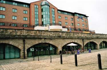 Victoria Quays showing the Hilton Hotel