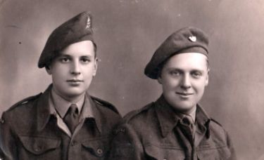 Probably (right) Mr T. Dunbar Cooke and (left) friend Ted Lane