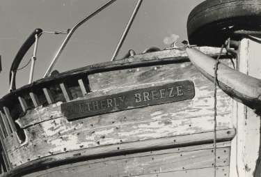 Boat 'Southerly Breeze' probably on the Sheffield and South Yorkshire Navigation 