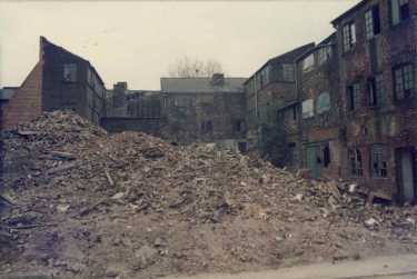 Demolition of workshops off Carver Lane