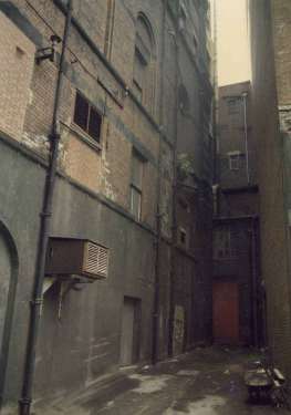 Alleyway at the rear of old Gas Company offices, Commercial Street