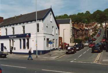 Yorkshire Bank, No. 681 Chesterfield Road at the junction with (right) Nettleham Road