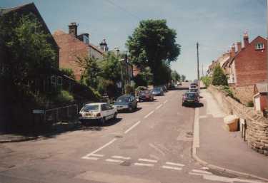 Bates Street from junction with (foreground) Springvale Road