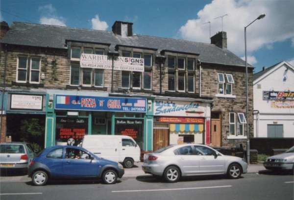 QC Pizza 'n' Grill House (No. 18a) and Mick's Sandwiches (No. 18), West Street, Beighton