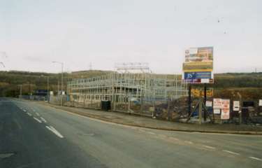 Construction site for new Sheffield College, Hillsborough, Livesey Street
