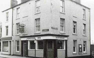 Forester's Inn, Nos. 73 - 75 Division Street, at junction of (right) Rockingham Street