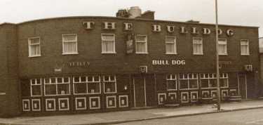The Bulldog public house, No.387 Attercliffe Road at corner with Washford Road