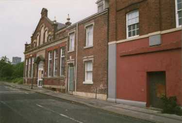 Former chapel (left), now demolished, Upper Hanover Street