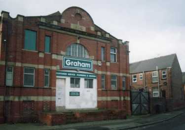 Graham, plumbing and heating merchants, former Wincobank Picture Palace, Merton Road