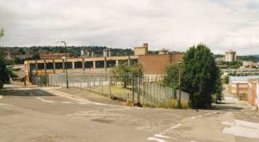 Junction of (foreground) Solly Street, (left) Kenyon Street and (right) Brocco Street