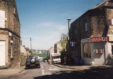 Cundy Street from (foreground) Howard Road showing (right) Pizza Di Mama, No. 206 Howard Road