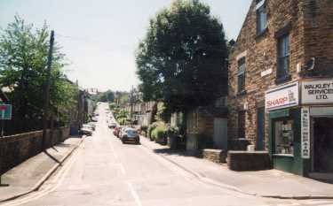 Fir Street (centre) at the junction with (foreground) South Road showing (right) Walkley TV Services, Nos. 259 - 261 South Road