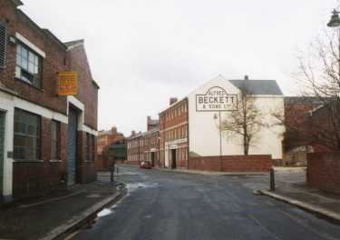 Green Lane showing (centre) Alfred Beckett and Sons Ltd., steel saw and file works, Brooklyn Works