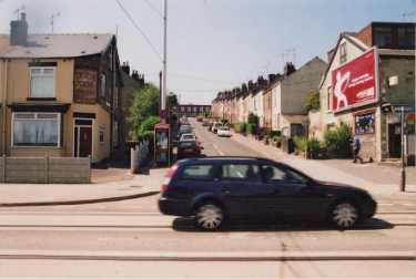 Marion Road (centre) from Middlewood Road