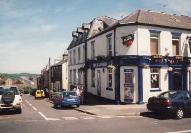 The Hadfield public house, Nos. 26 - 28 Barber Road at junction with (left) Burns Road