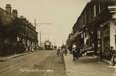 Walkley tram terminus, South Road