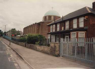 St. Theresa's RC Church and presbytery, Queen Mary Road