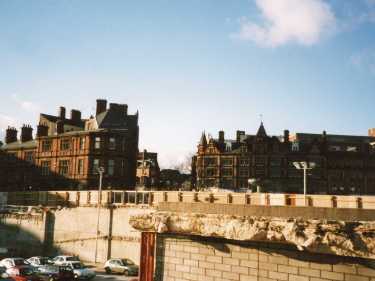 Site of Town Hall extension, Norfolk Street (also know as the Egg Box) following demolition