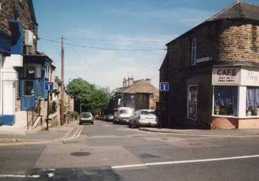Junction of (foreground) South Road and (centre) Industry Street