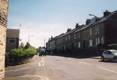 Heavygate Road (foreground) at junction with (left) Greenhow Street