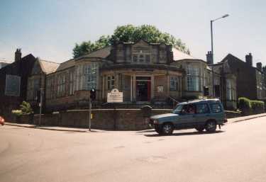Walkley Library, No. 403 South Road at the junction with (foreground) Walkley Road