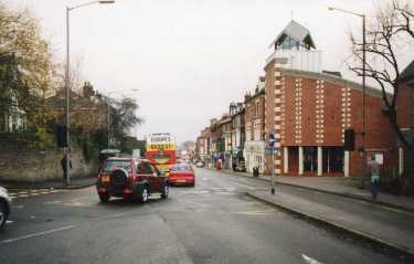 Broomhill Methodist Church, Fulwood Road at junction with (left) Manchester Road