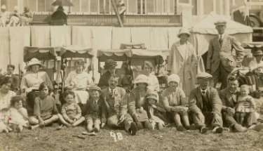Family group on the beach, Ventnor, Isle of White