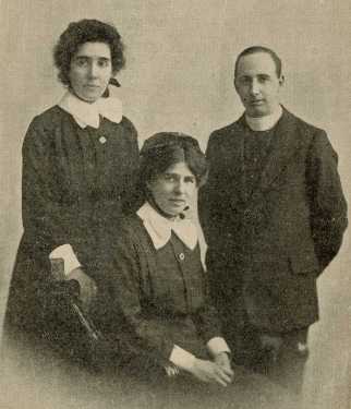 The Staff at Ebenezer [Mission]; Rev. Frank Spencer, Sister Ada and Sister Frances